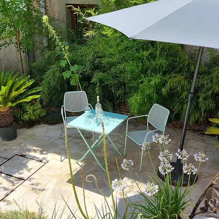 Des Dames 40m2,jardin Fleuri Apartamento *
